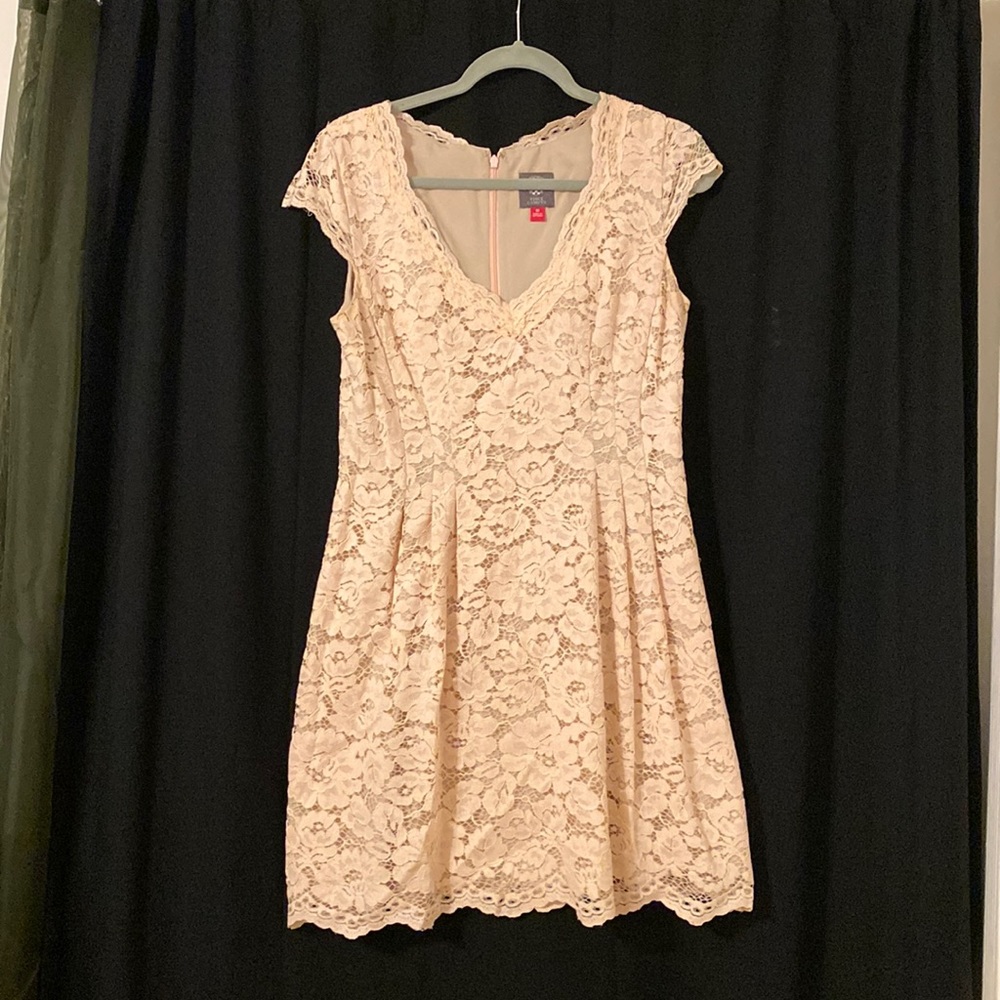Vince Camuto Pink Lace dress